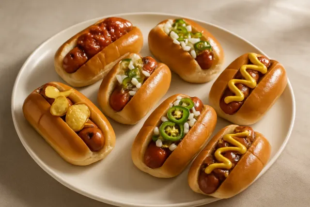 Mini Grilled Hot Dog Sliders