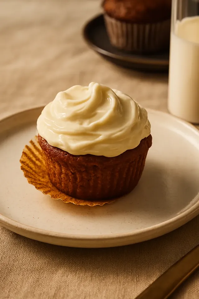 Carrot Cake Cupcakes with Cream Cheese Frosting
