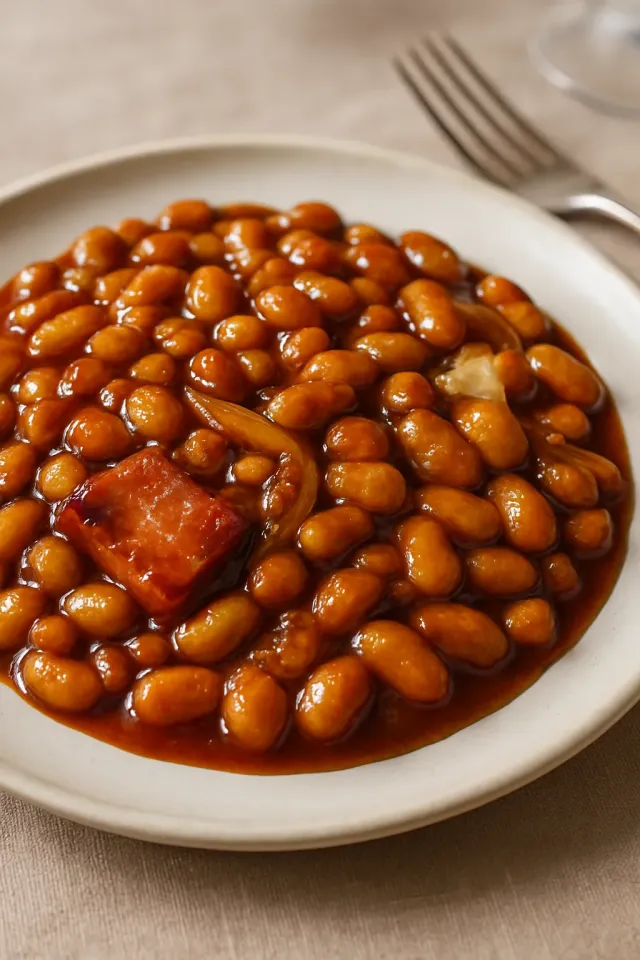 Frijoles Horneados Rápidos en Olla Express