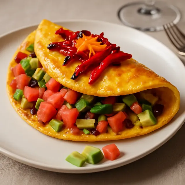 Avocado-Griechisches Omelett