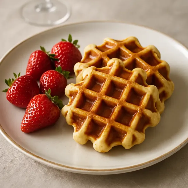 Mandelmehl-Waffeln