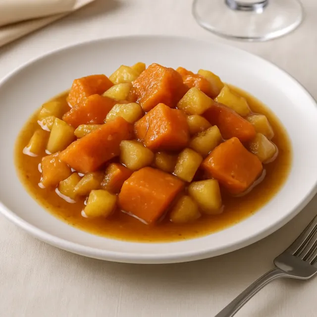 루이지애나 고구마-사과 메들리