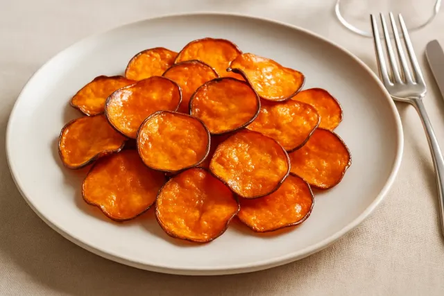 Air Fryer Sweet Potato Chips