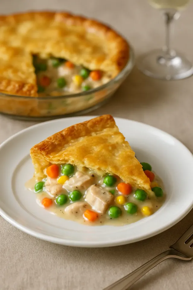 Bánh Pie Gà Bột Puff Pastry