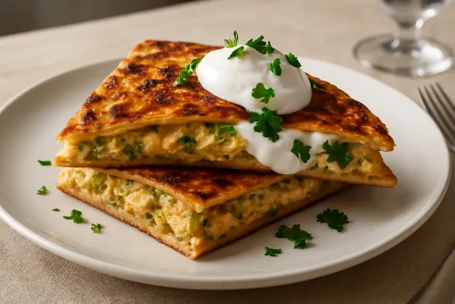 Quesadillas di tonno e fagioli neri con sapore