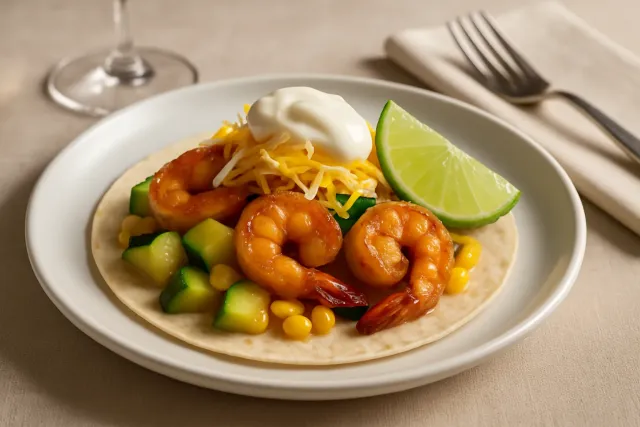 Fajitas aux crevettes de Cyndi