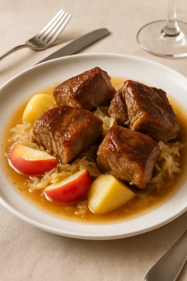 Spareribs and Sauerkraut