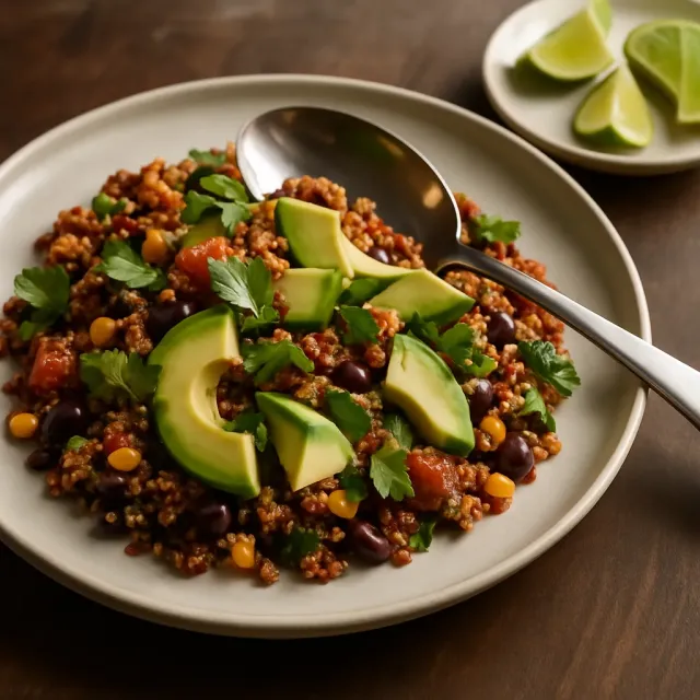 Quinoa messicana in una sola padella