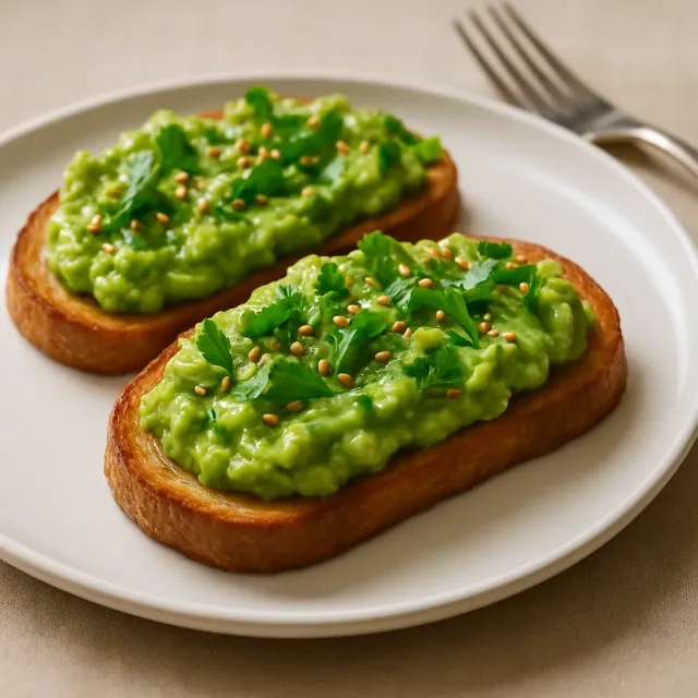 Toast à l'avocat et au citron Meyer