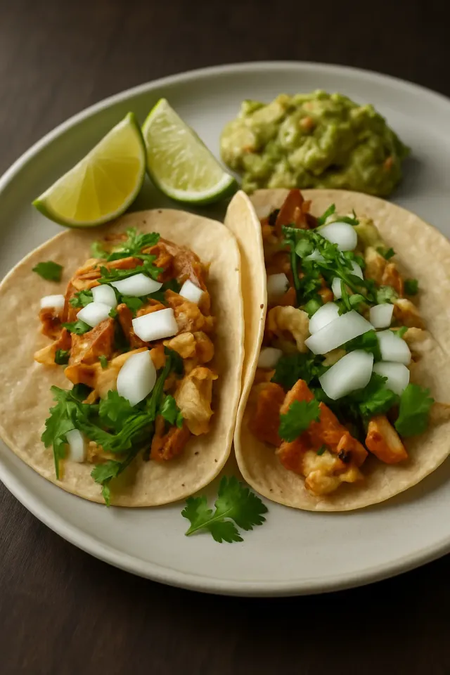 Tacos de Calle de Pollo Fácil