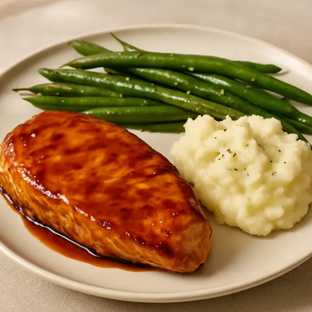 Pollo con Salsa de Vino Tinto