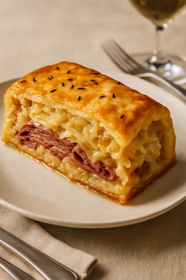 Reuben Crescent Bake