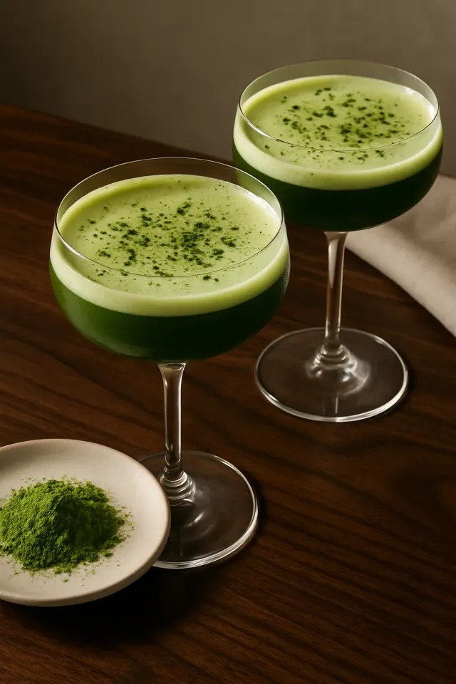 Martini de Matcha