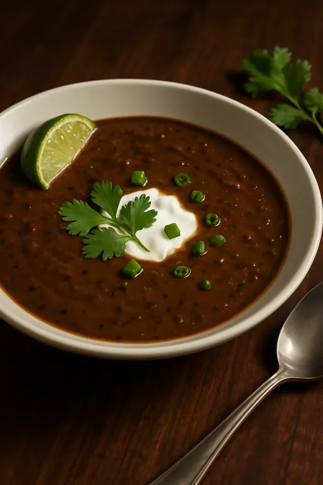 Zuppa di fagioli neri facile e salutare