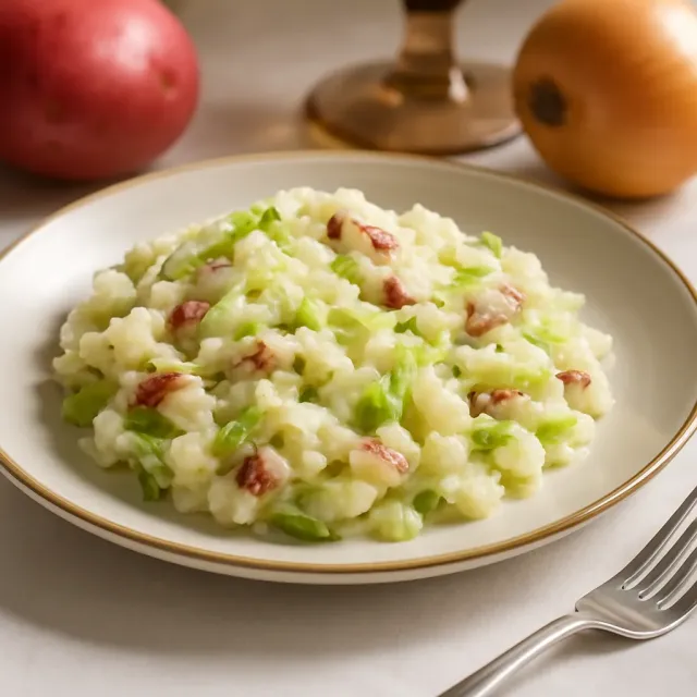 Red Potato and Cabbage (Colcannon)