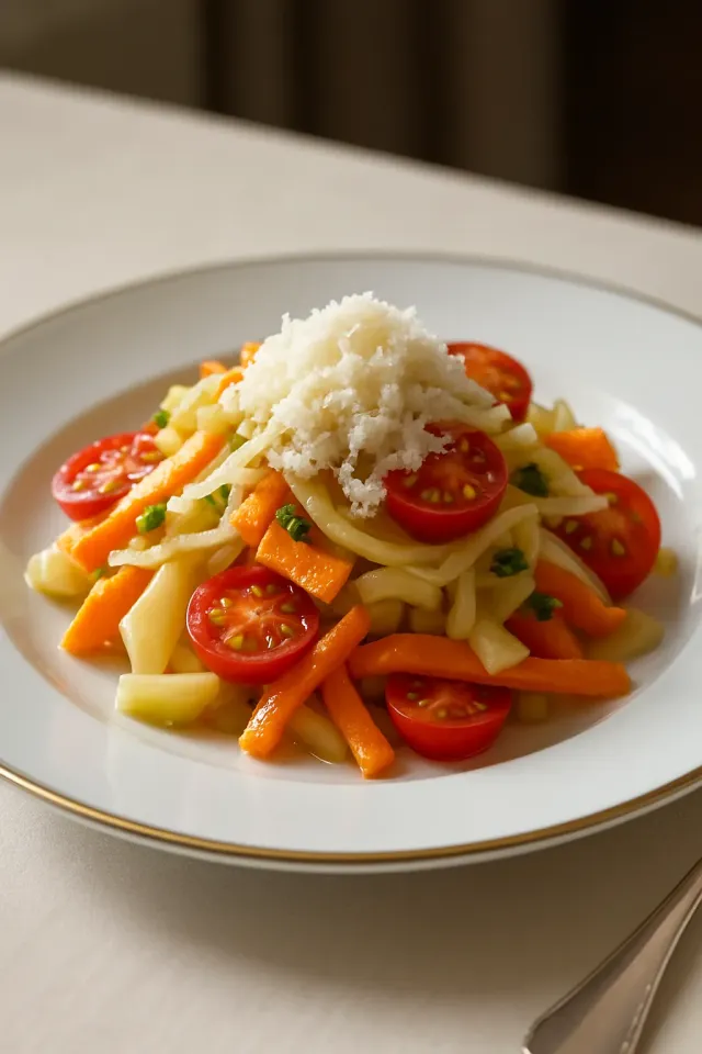 Salata Ma Jibna (Salade au Parmesan)
