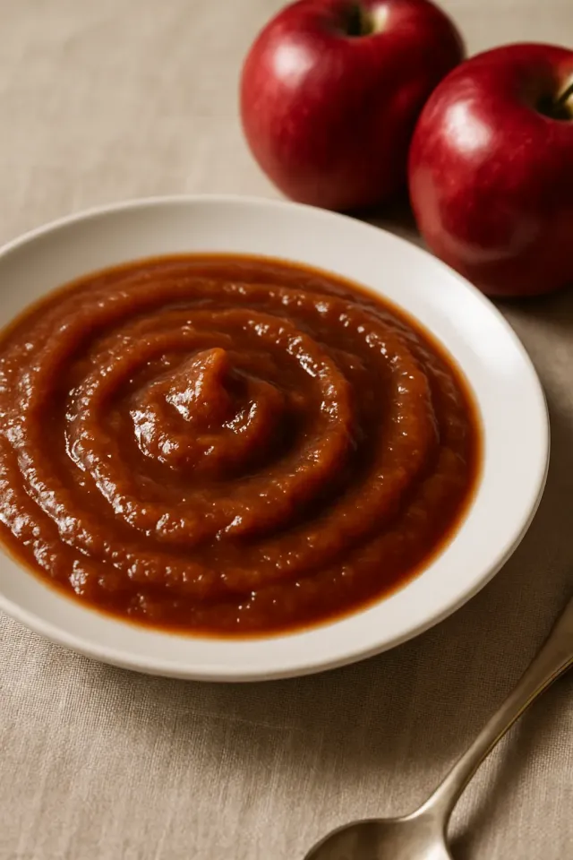 Compota de Manzana en Olla Lenta (Sin Azúcar Añadida)