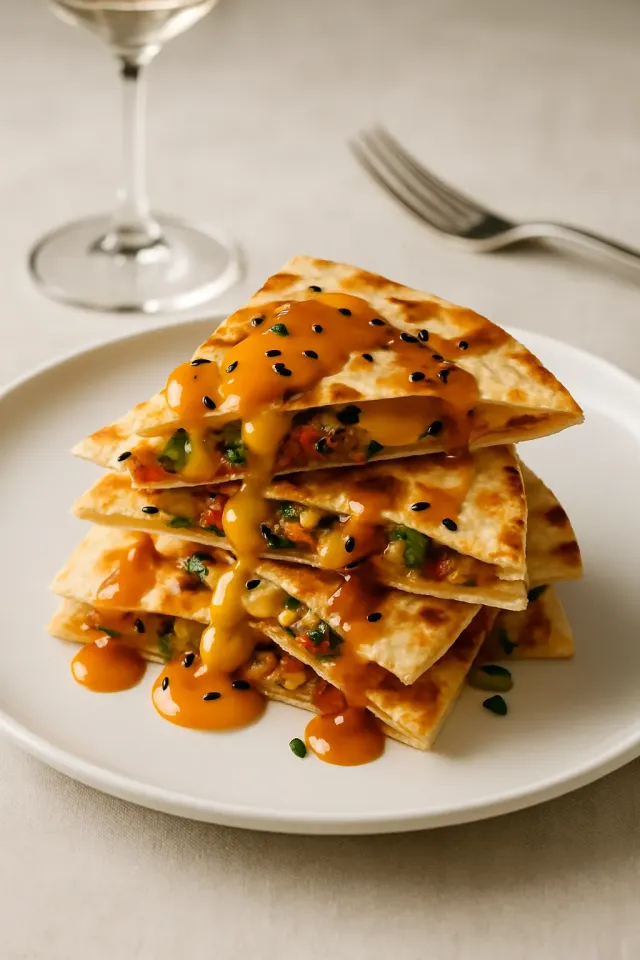 Quesadillas di Bistecca Teriyaki