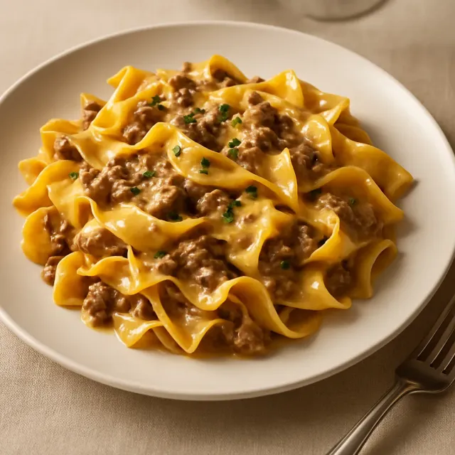 Tek Tencere Dana Kıymalı Stroganoff
