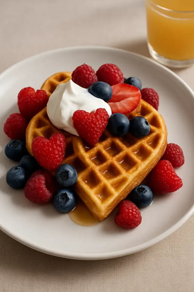 Scandinavian Sweetheart Waffles