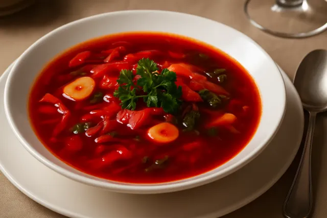 봄철 야채 수프