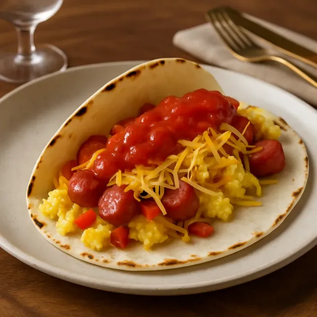 Kolay Para Kahvaltı Burritos