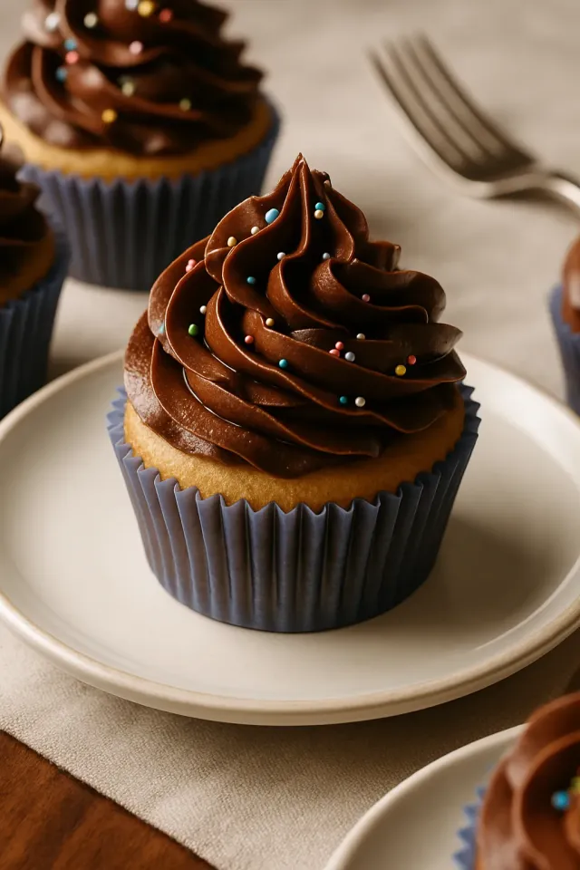 Cupcakes de Pasta de Amendoim