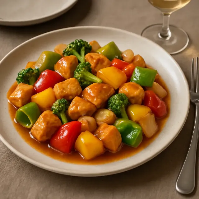 Mango-Hühnerpfanne