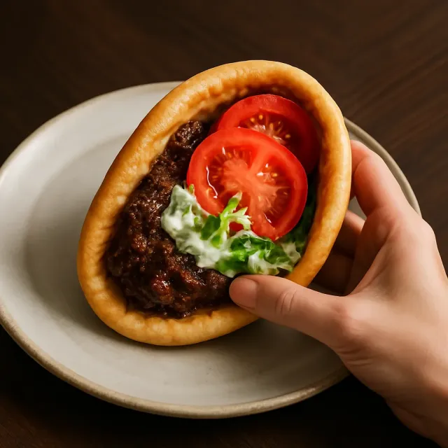 Griechisches gepresstes Pita