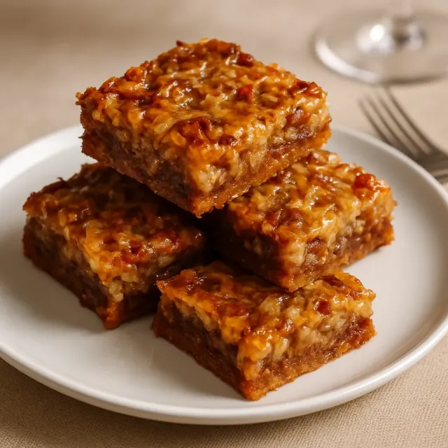 Haferkuchen mit Kokosbelag