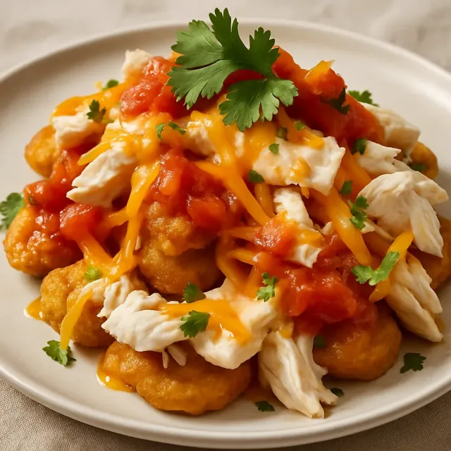 Món Totchos Gà Buffalo Nấu Bằng Nồi Chiên Không Dầu