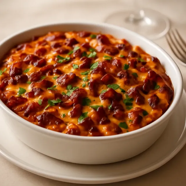 Gratinado de batata cargado