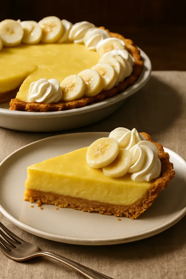 Torta de Creme de Banana