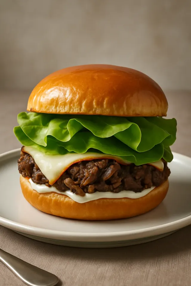 Burger Sayuran Jamur