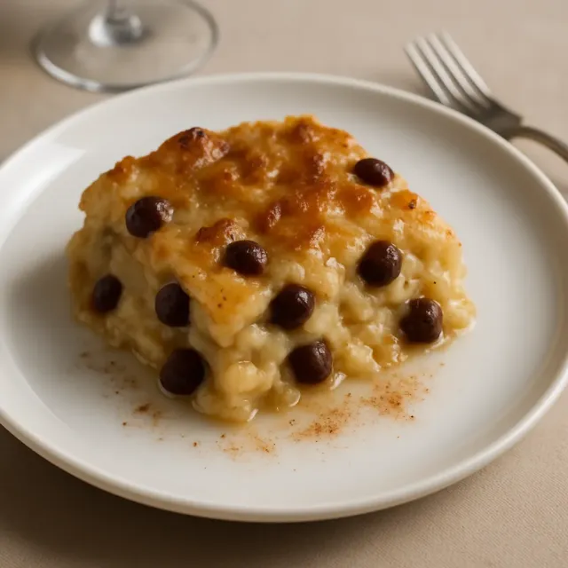 Budín de Arroz Fácil