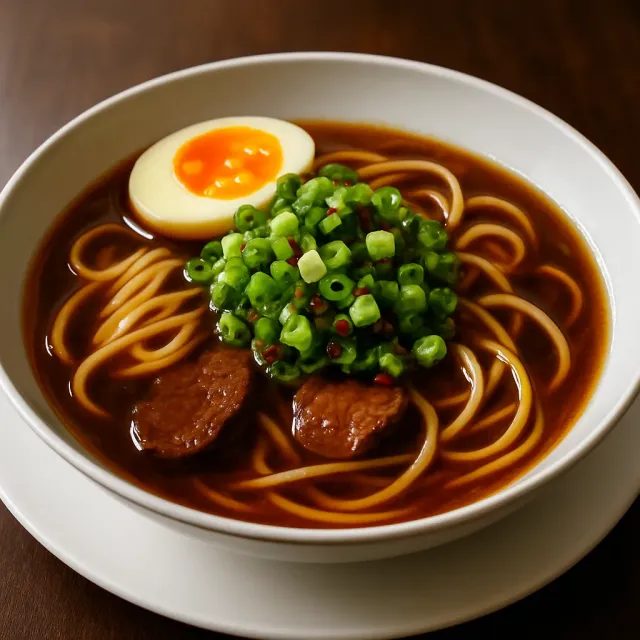 Yakamein (Sopa de Fideos Estilo Nueva Orleans)