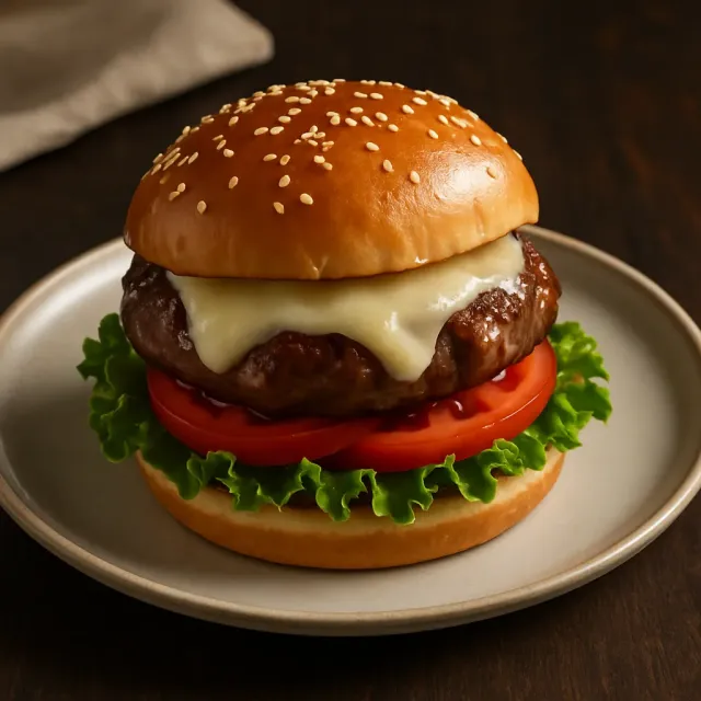 Tex-Mex Burger with Cajun Mayo