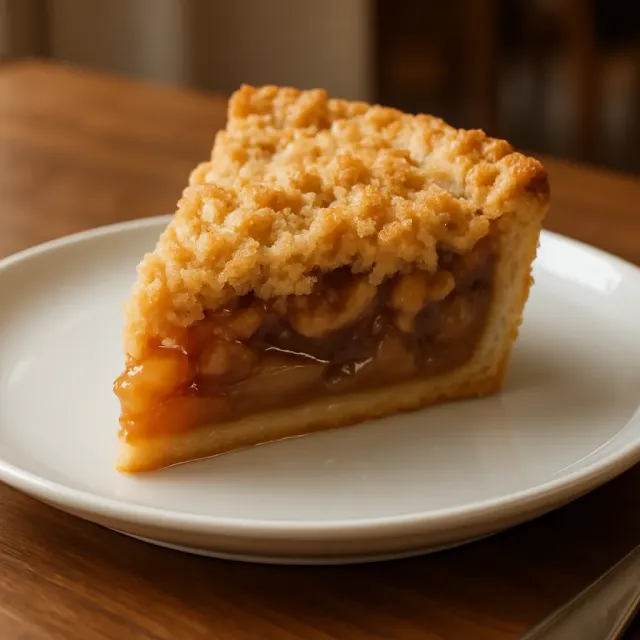 Torta de Maçã com Cobertura Crocante