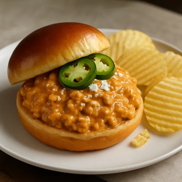 Buffalo Chicken Sloppy Joes