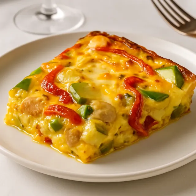 Polenta con Pimientos y Queso