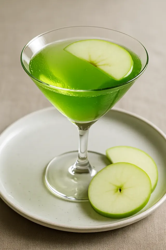 Martini de Maçã Verde
