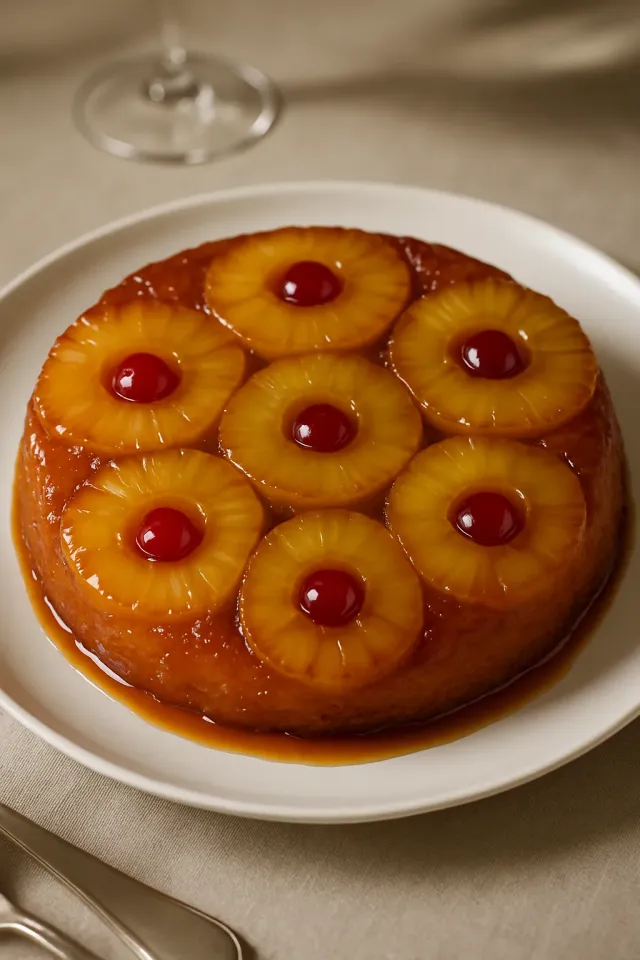Pastel Volteado de Piña II