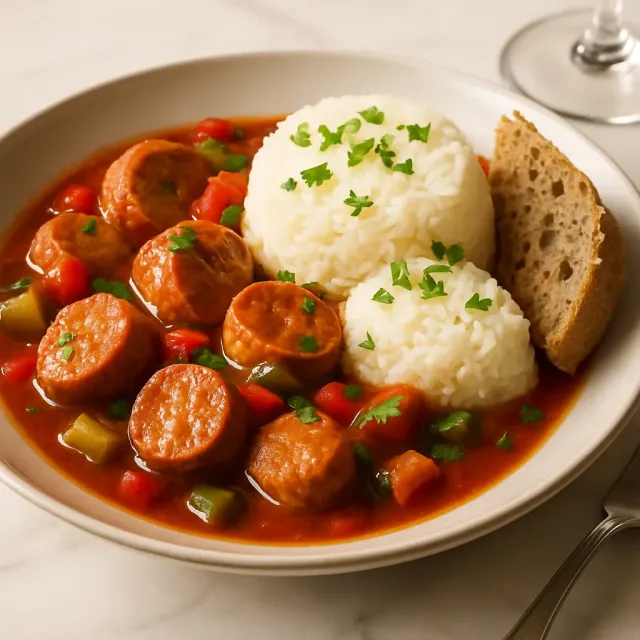 Jambalaya en olla lenta (vegano)