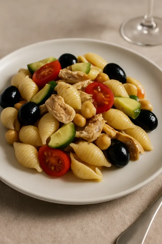 Tigela de Salada Antipasto de Atum