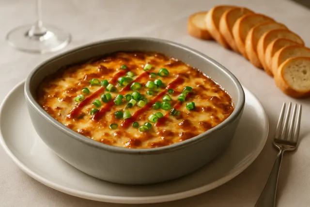 Dip de Bisonte Búfalo al Horno