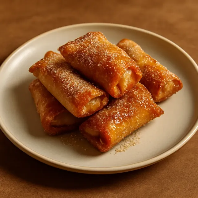 Air-Fried Double Cherry Mini Egg Rolls
