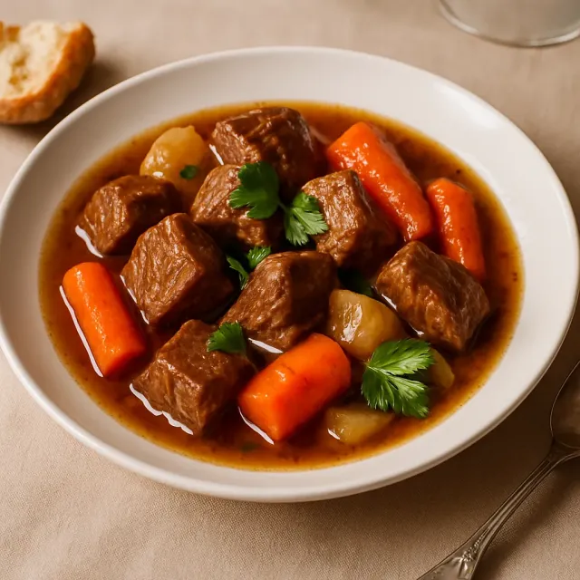 Rindfleischeintopf im Slow Cooker