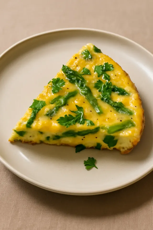 Easy Asparagus Frittata