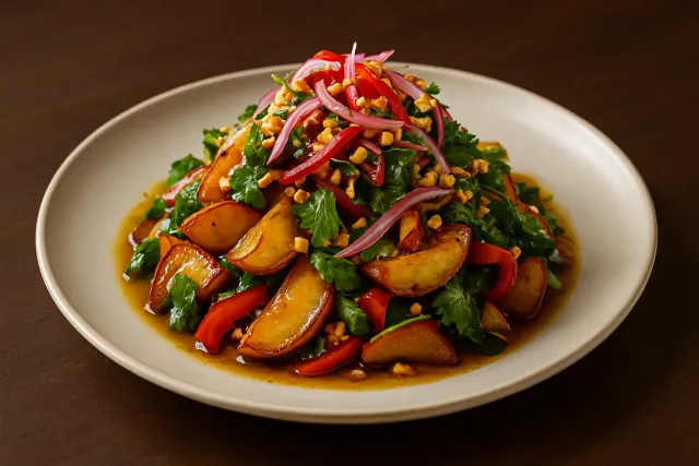 Salad Kentang Inspirasi Thailand