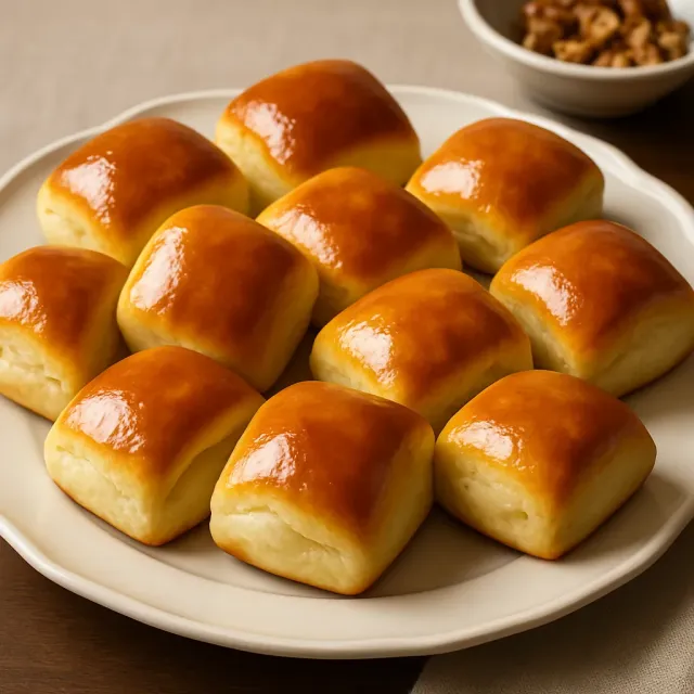 ขนมปังโรลสไตล์ Texas Roadhouse